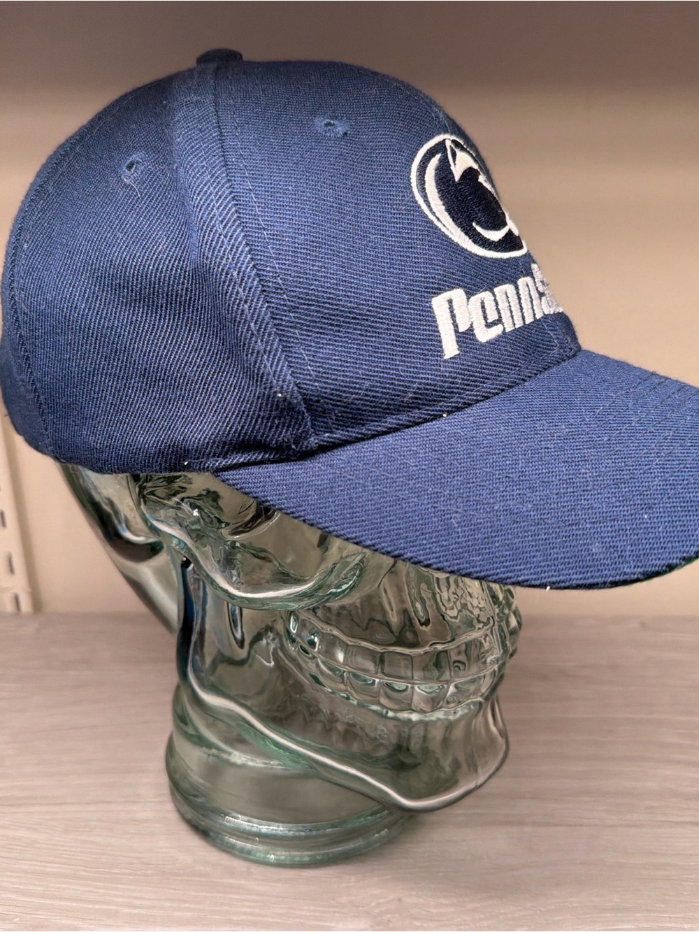 Vintage Penn State Nittany Lions Navy Blue Baseball Cap with Embroidered Logo - Picture 10 of 16